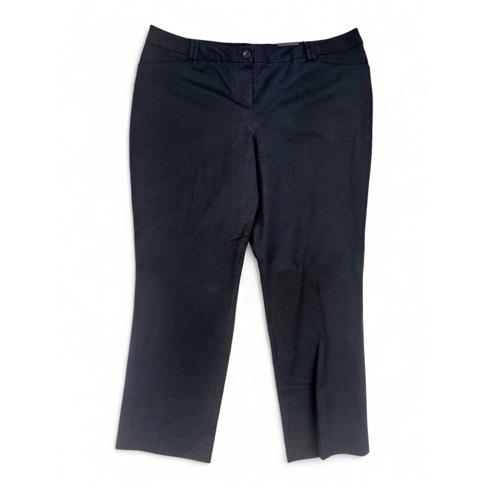 Lane Bryant Plus Size 20 Black Straight-Leg Dress Pants